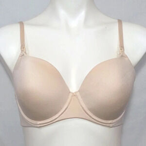 34C Gilligan & O'Malley Full Coverage Nursing Maternity Underwire Bra Nude NWT